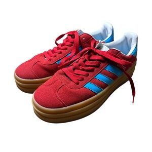 adidas Red and Blue Women's Sneakers